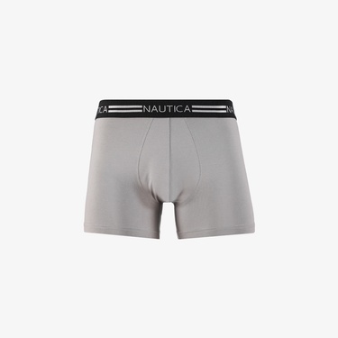  Nautica Erkek Gri Standart Fit 3'lü Boxer