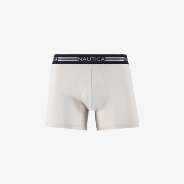  Nautica Erkek Gri Standart Fit 3'lü Boxer