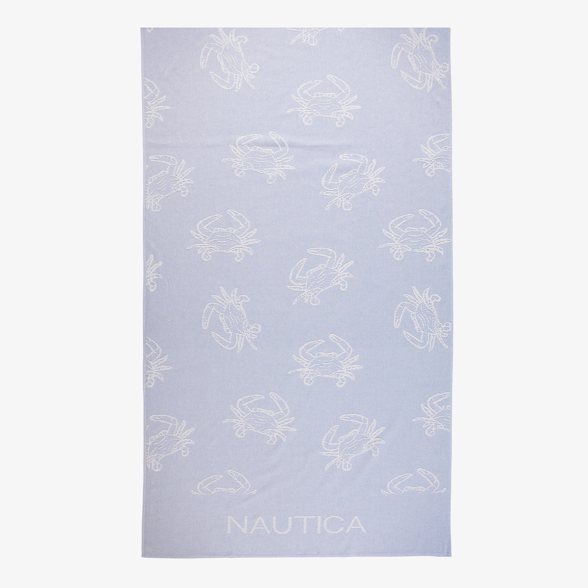 Nautica Unisex Mavi Desenli Plaj Havlusu