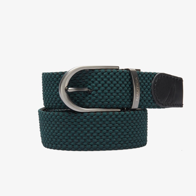  Nautica Erkek Yeşil Kemer