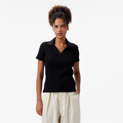 Nautica Kadın Siyah Slim Fit Polo