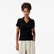 Nautica Kadın Siyah Slim Fit Polo Yaka T-Shirt
