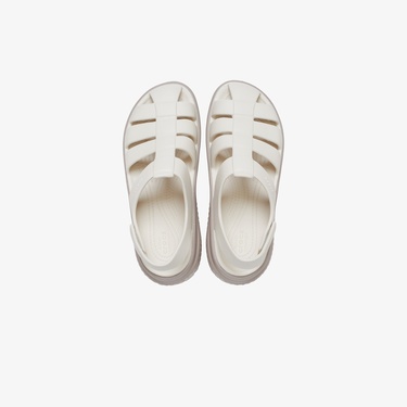  Crocs Stomp Fisherman Kadın Bej Sandalet