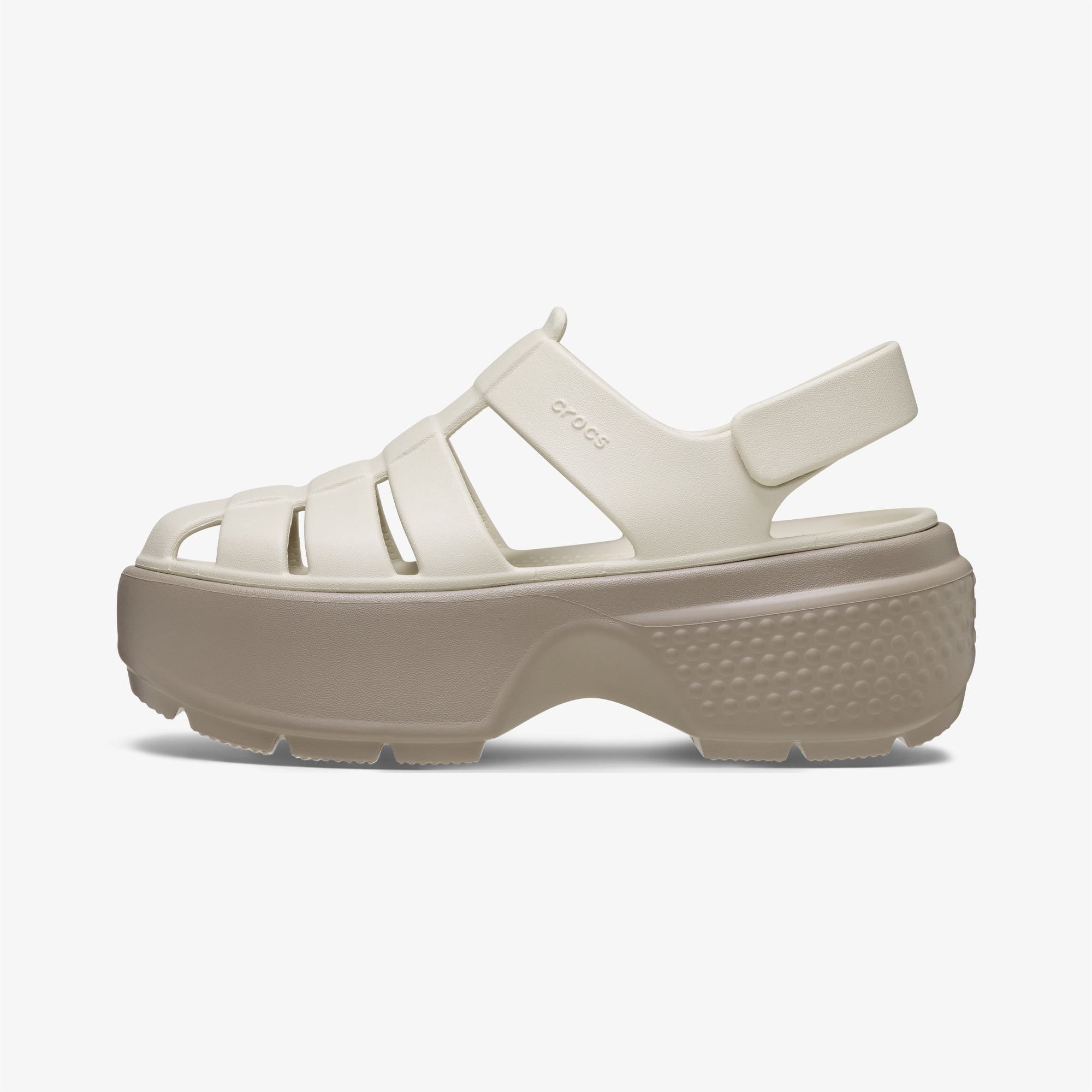 Crocs Stomp Fisherman Kadın Bej Sandalet