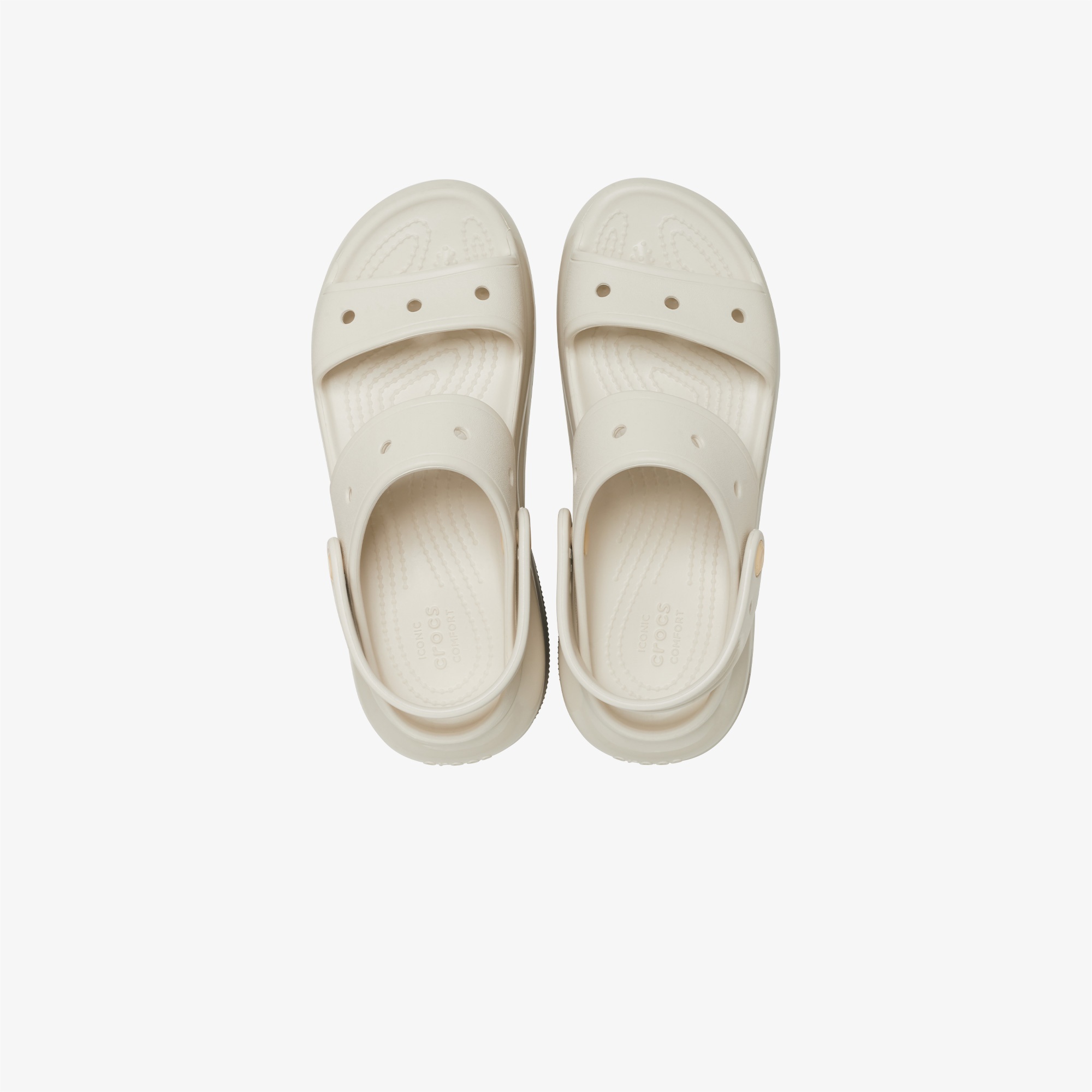 Crocs Mega Crush Kadın Bej Sandalet