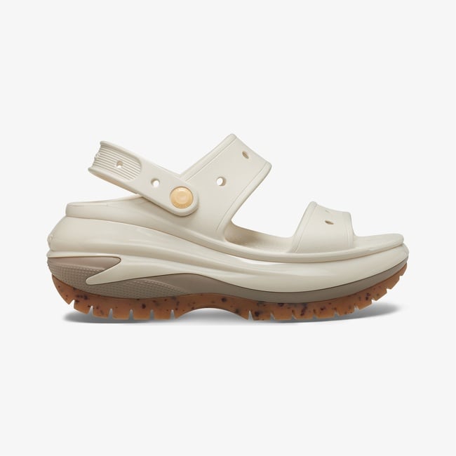  Crocs Mega Crush Kadın Bej Sandalet