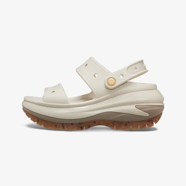  Crocs Mega Crush Kadın Bej Sandalet