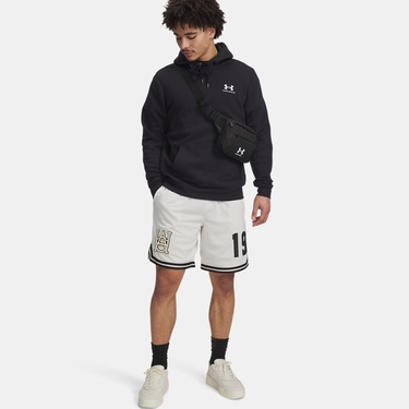  Under Armour Courtside Hoops Erkek Beyaz Basketbol Şortu