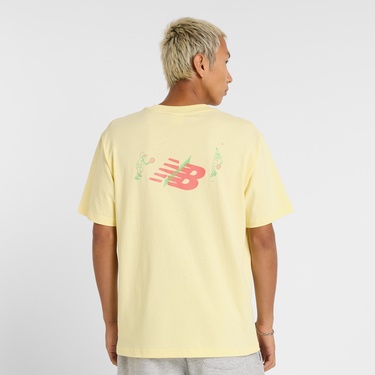  New Balance MT51903 Erkek Sarı T-Shirt