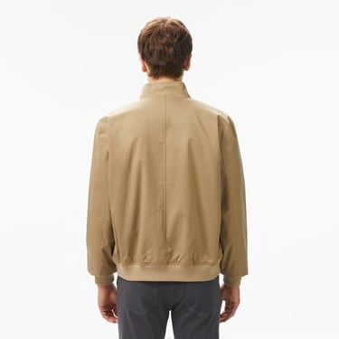  Erkek Regular Fit Dik Yaka Bej Yağmurluk