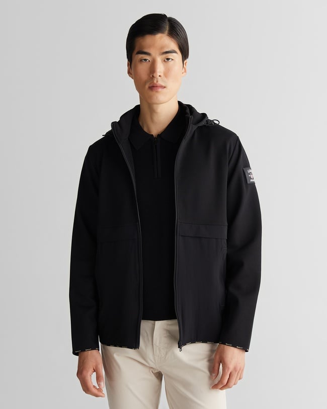  GANT Erkek Siyah Regular Fit Kapüşonlu Sweatshirt