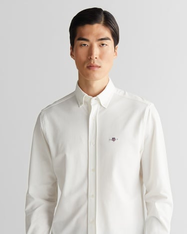  GANT Erkek Krem Regular Fit Gömlek Yaka Gömlek