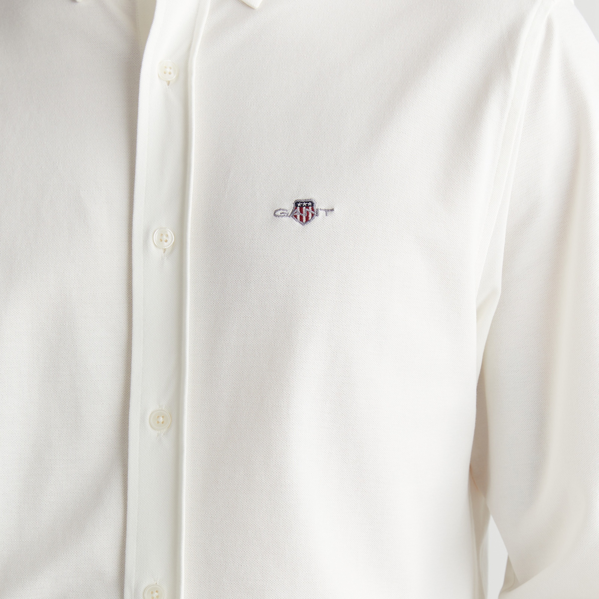 GANT Erkek Krem Regular Fit Gömlek Yaka Gömlek