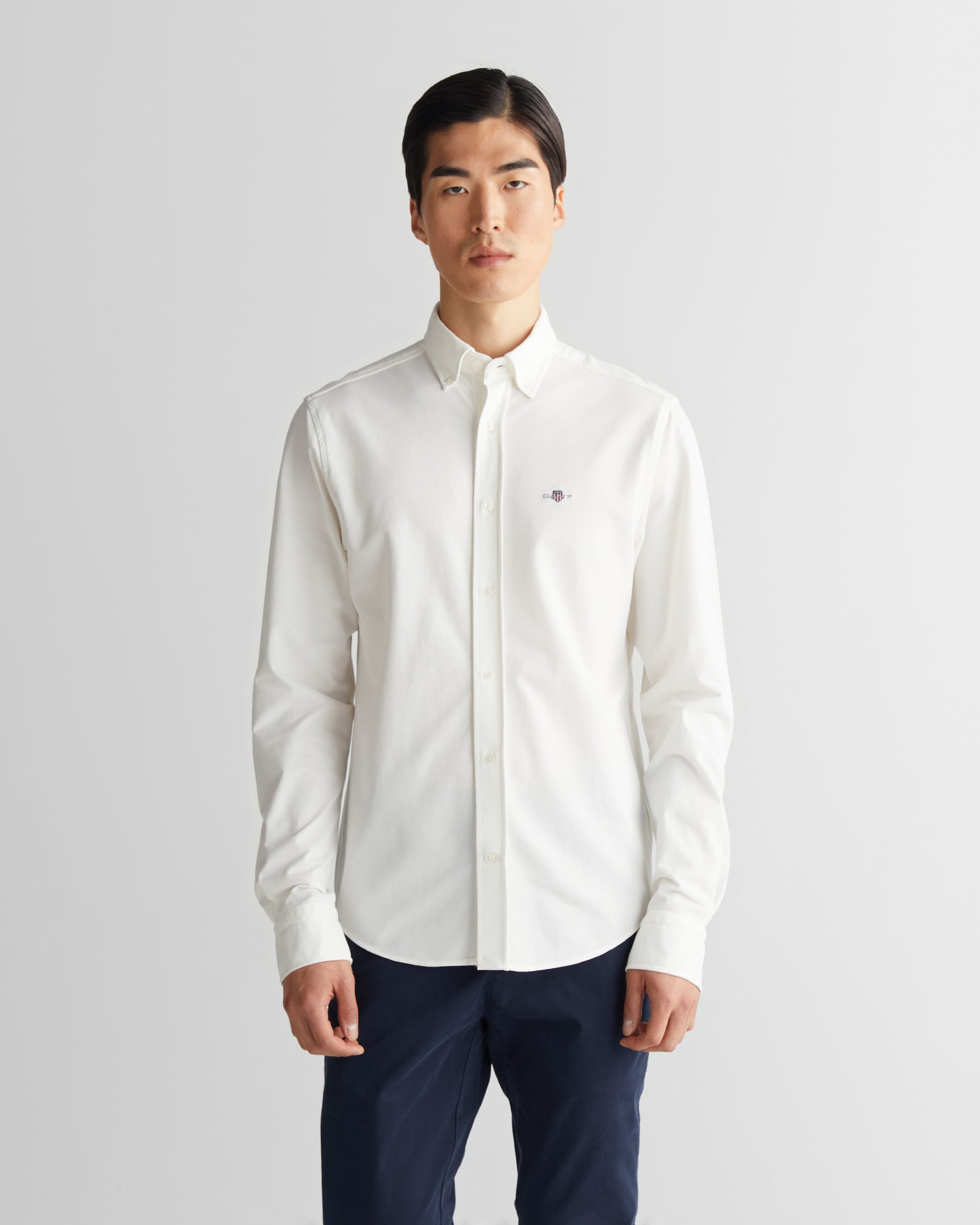  GANT Erkek Krem Regular Fit Gömlek Yaka Gömlek