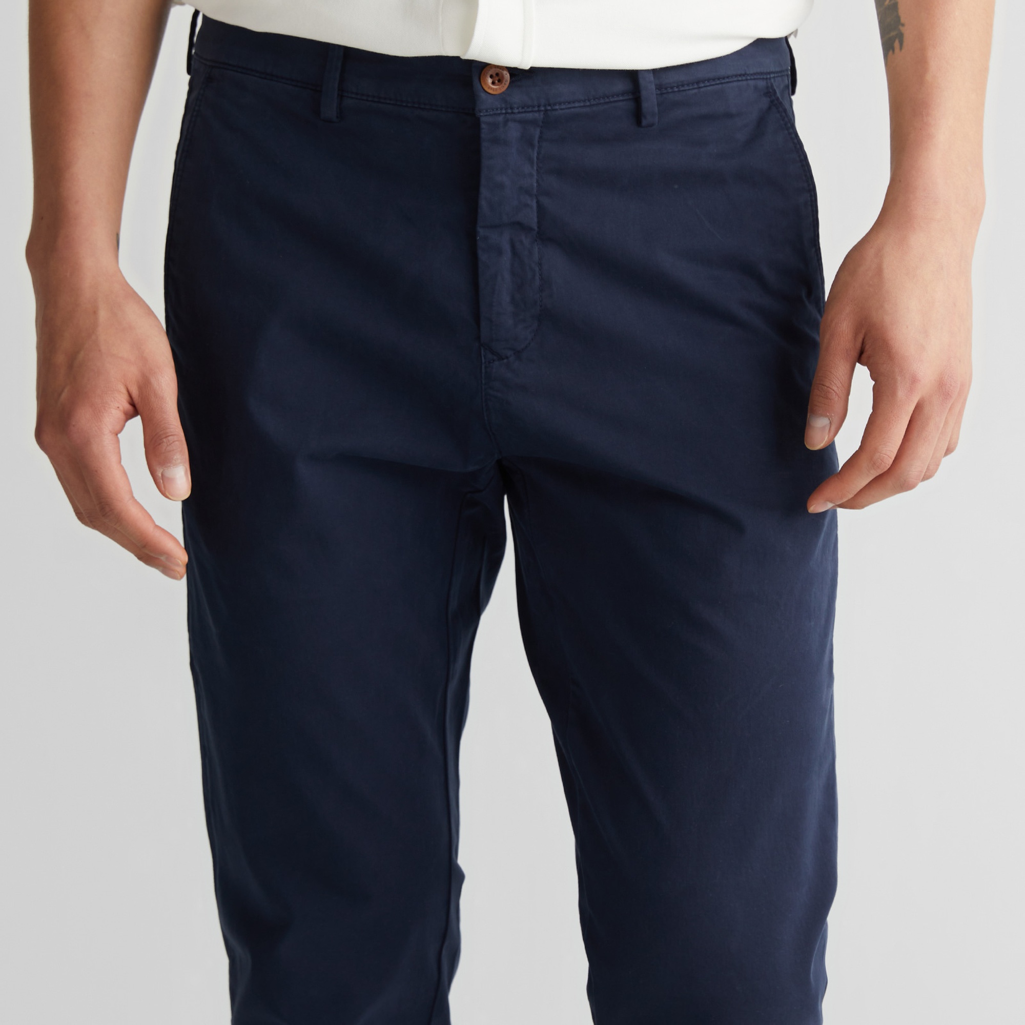 GANT Erkek Lacivert Slim Fit Pantolon