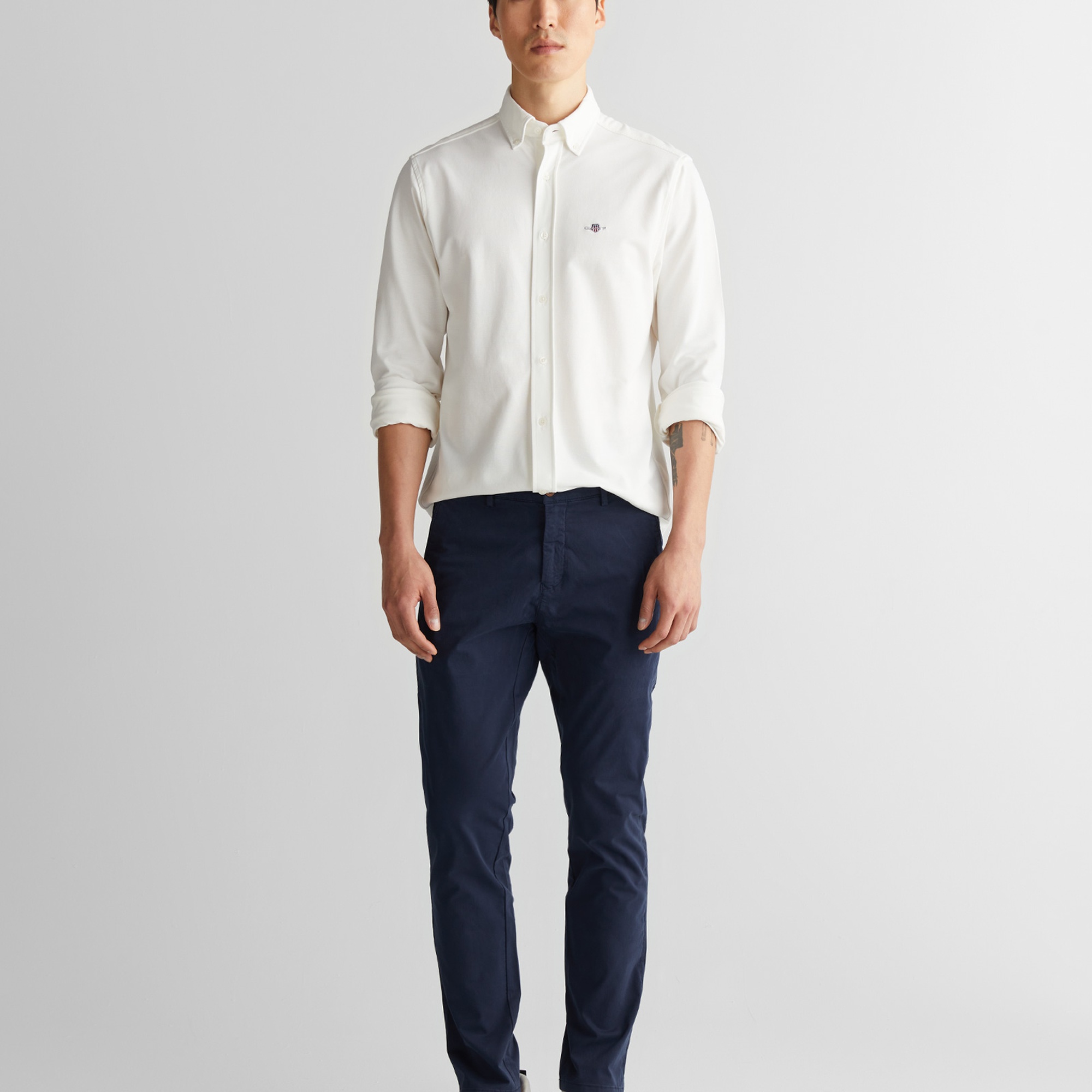 GANT Erkek Lacivert Slim Fit Pantolon