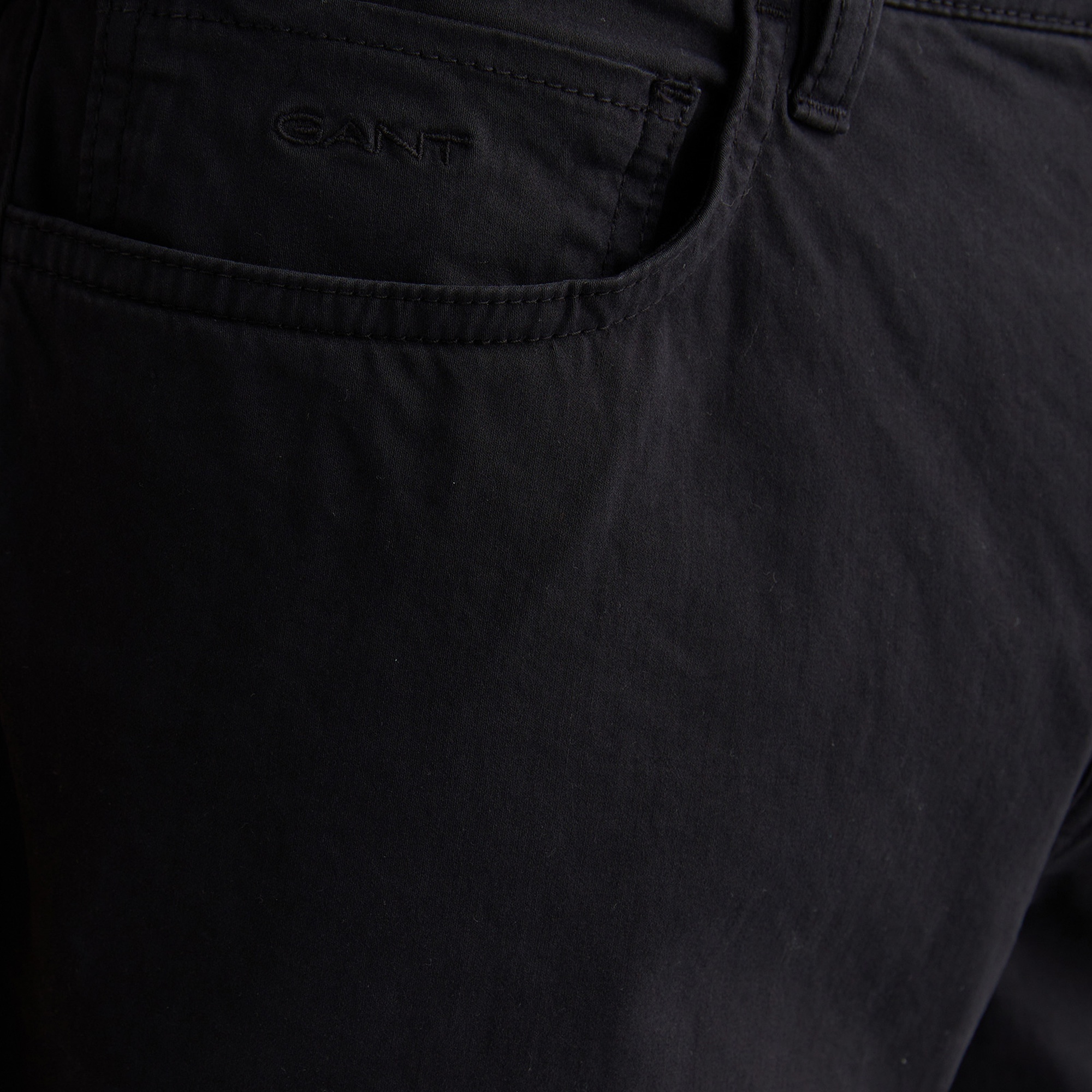 GANT Erkek Siyah Regular Fit Pantolon