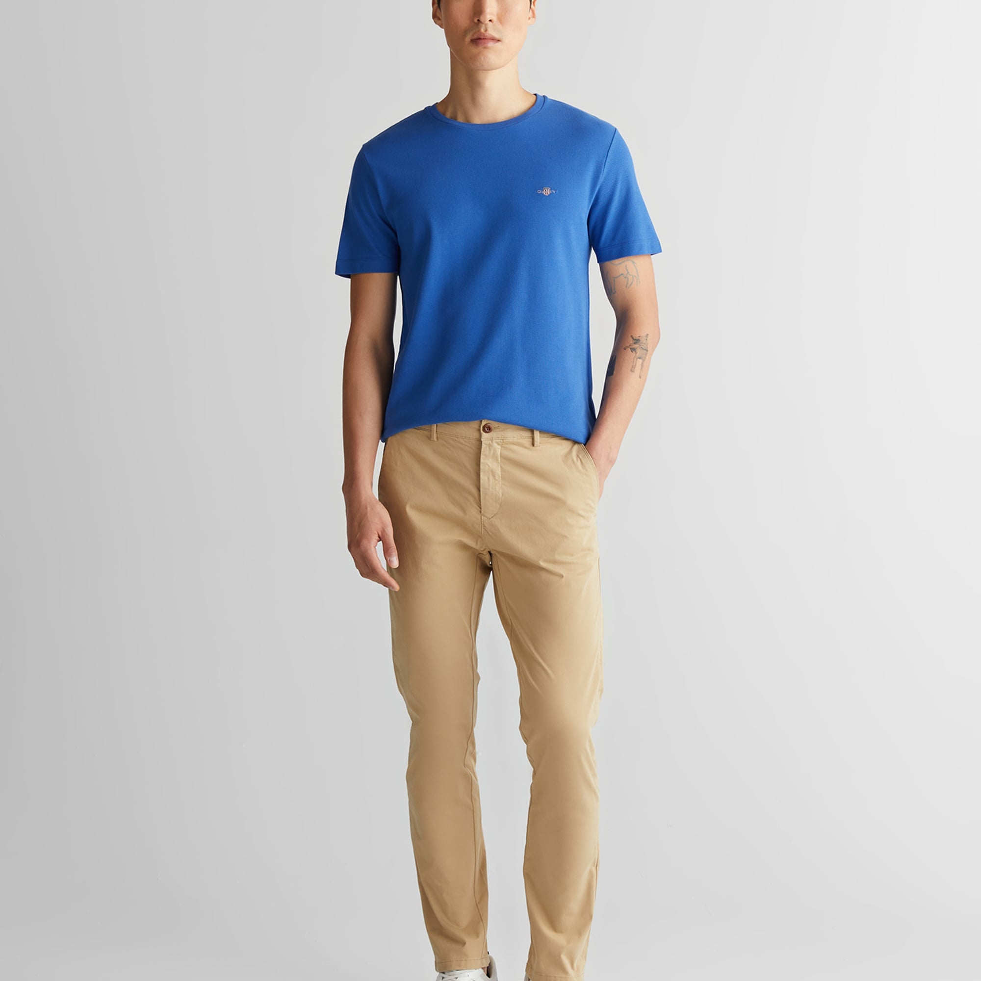 GANT Erkek Bej Slim Fit Pantolon
