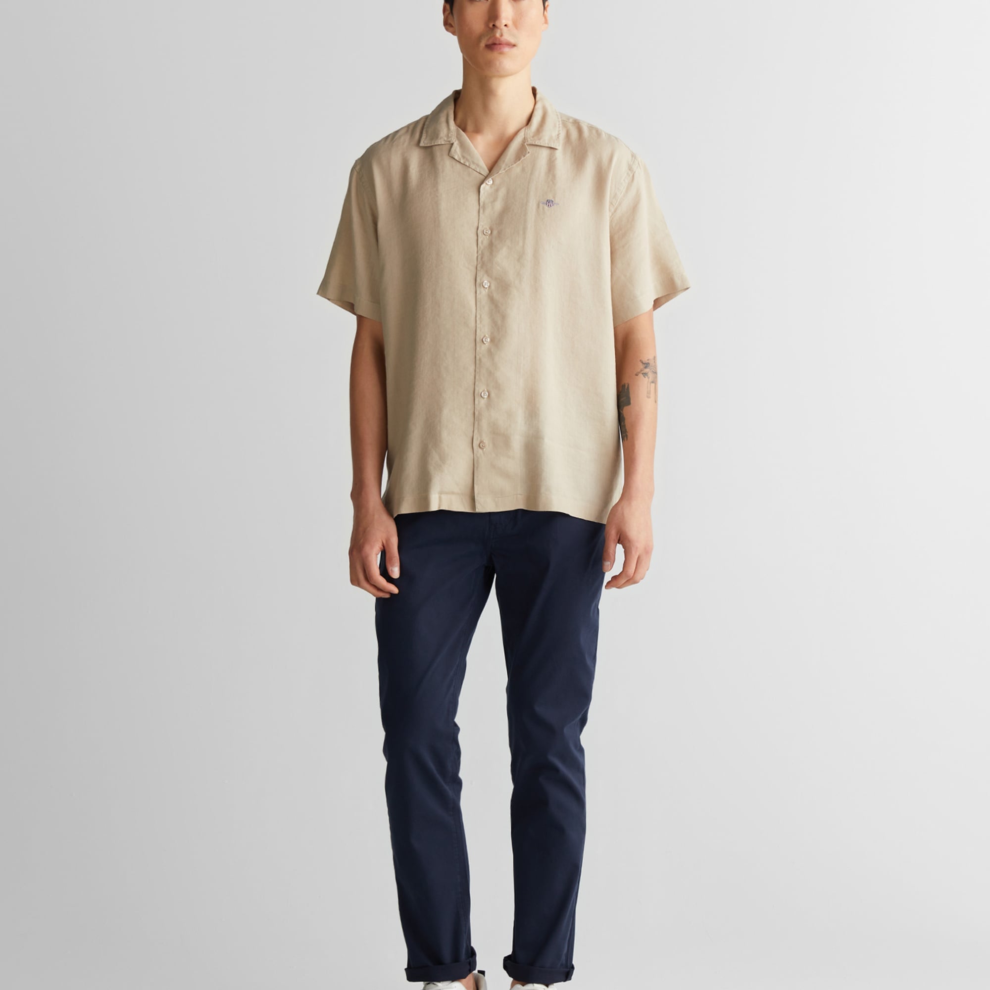 GANT Erkek Lacivert Regular Fit Pantolon
