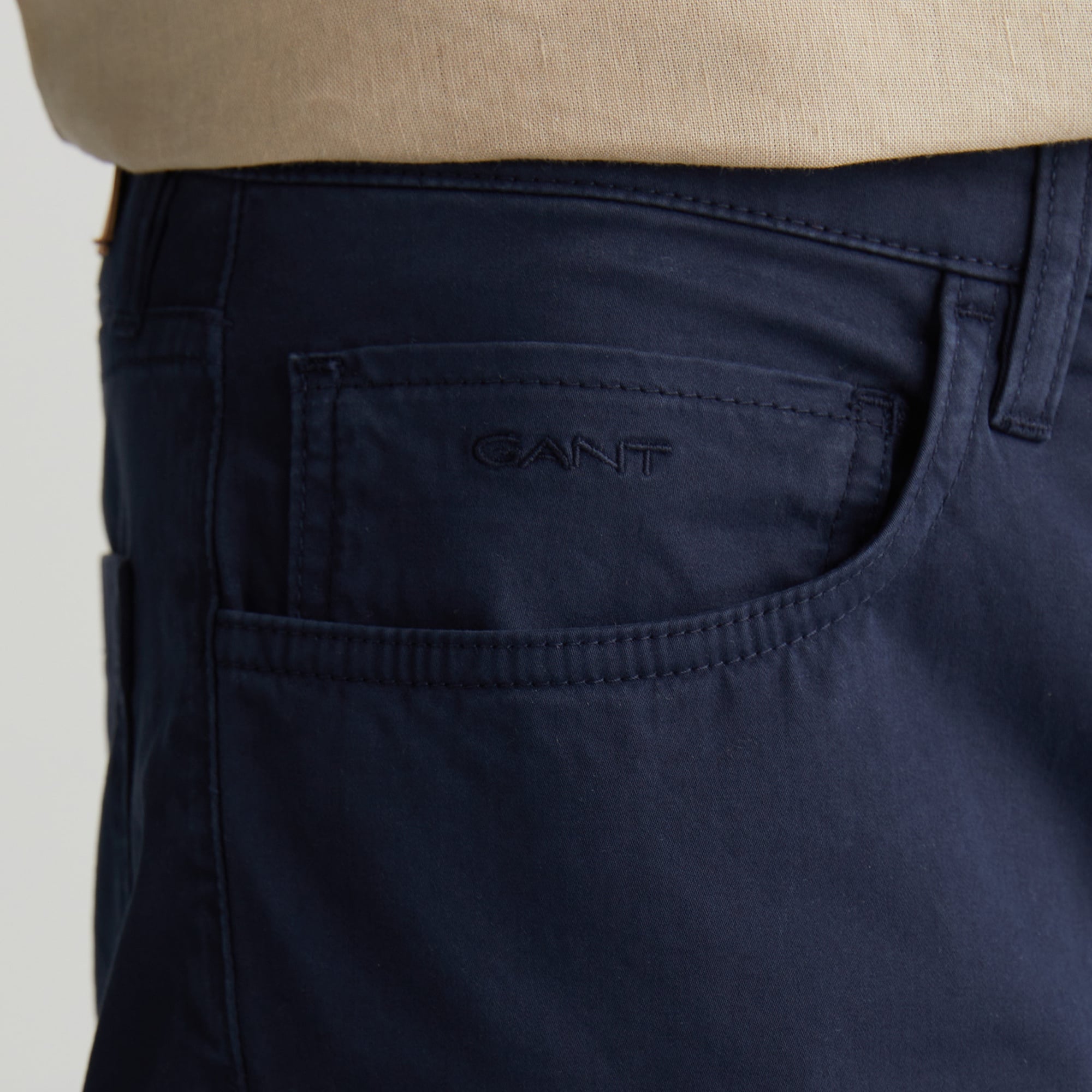GANT Erkek Lacivert Regular Fit Pantolon