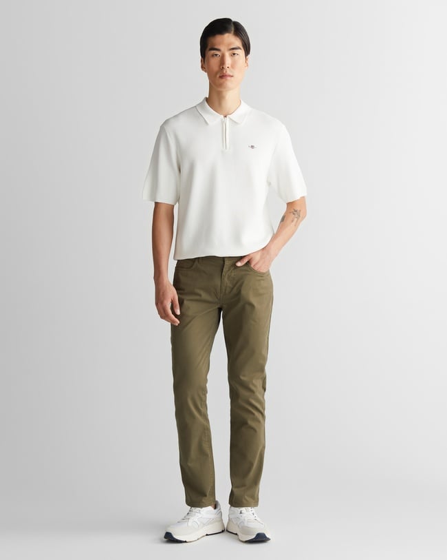  GANT Erkek Yeşil Regular Fit Pantolon