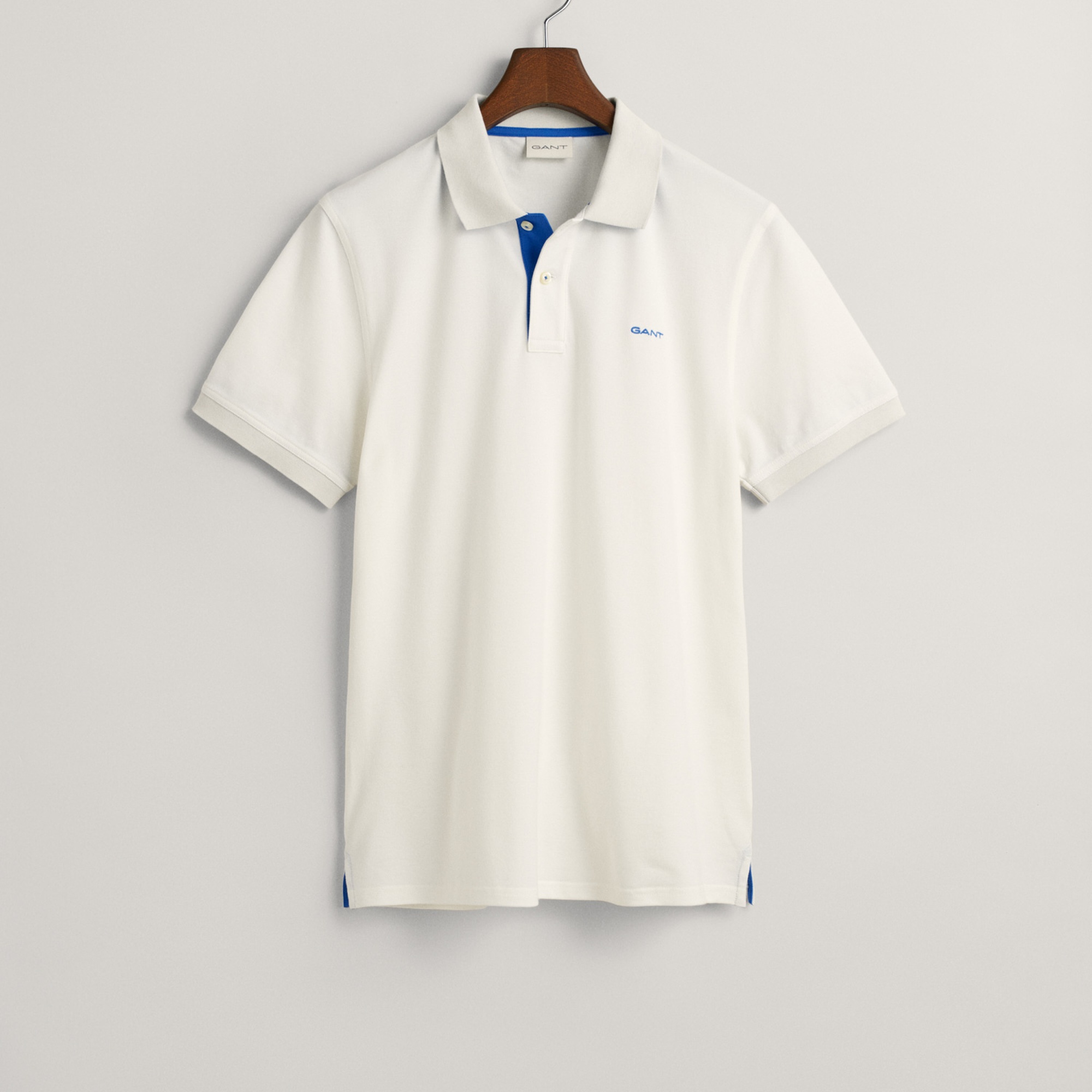 GANT Erkek Beyaz Regular Fit Polo