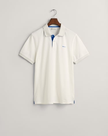  GANT Erkek Beyaz Regular Fit Polo