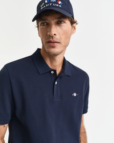  GANT Erkek Lacivert Regular Fit Polo