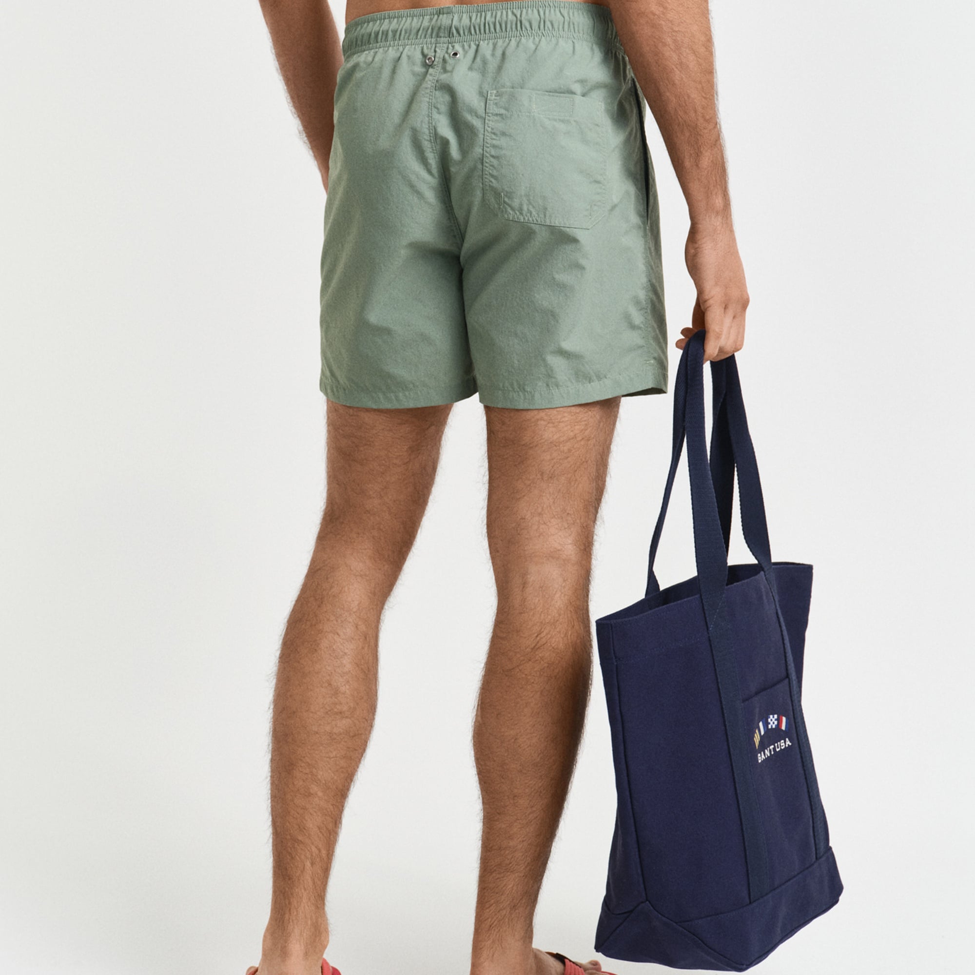 GANT Erkek Yeşil Regular Fit Mayo Şort