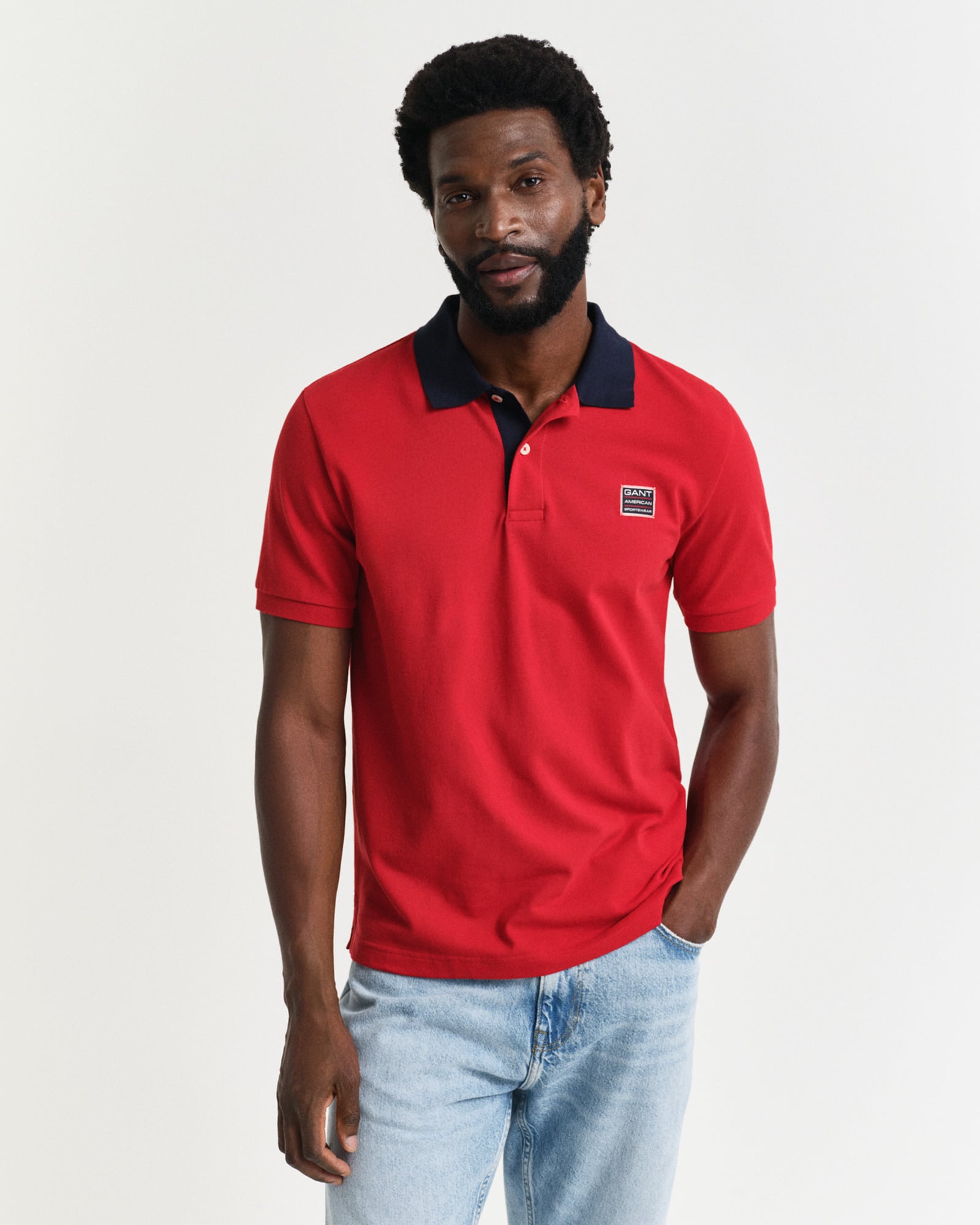  GANT Erkek Kırmızı Regular Fit Polo