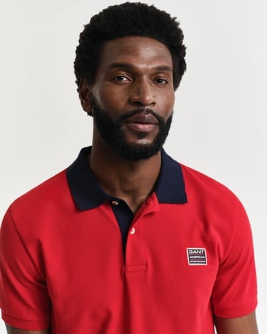  GANT Erkek Kırmızı Regular Fit Polo