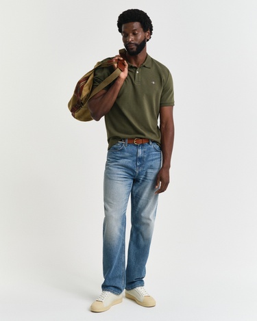 GANT Erkek Yeşil Regular Fit Polo