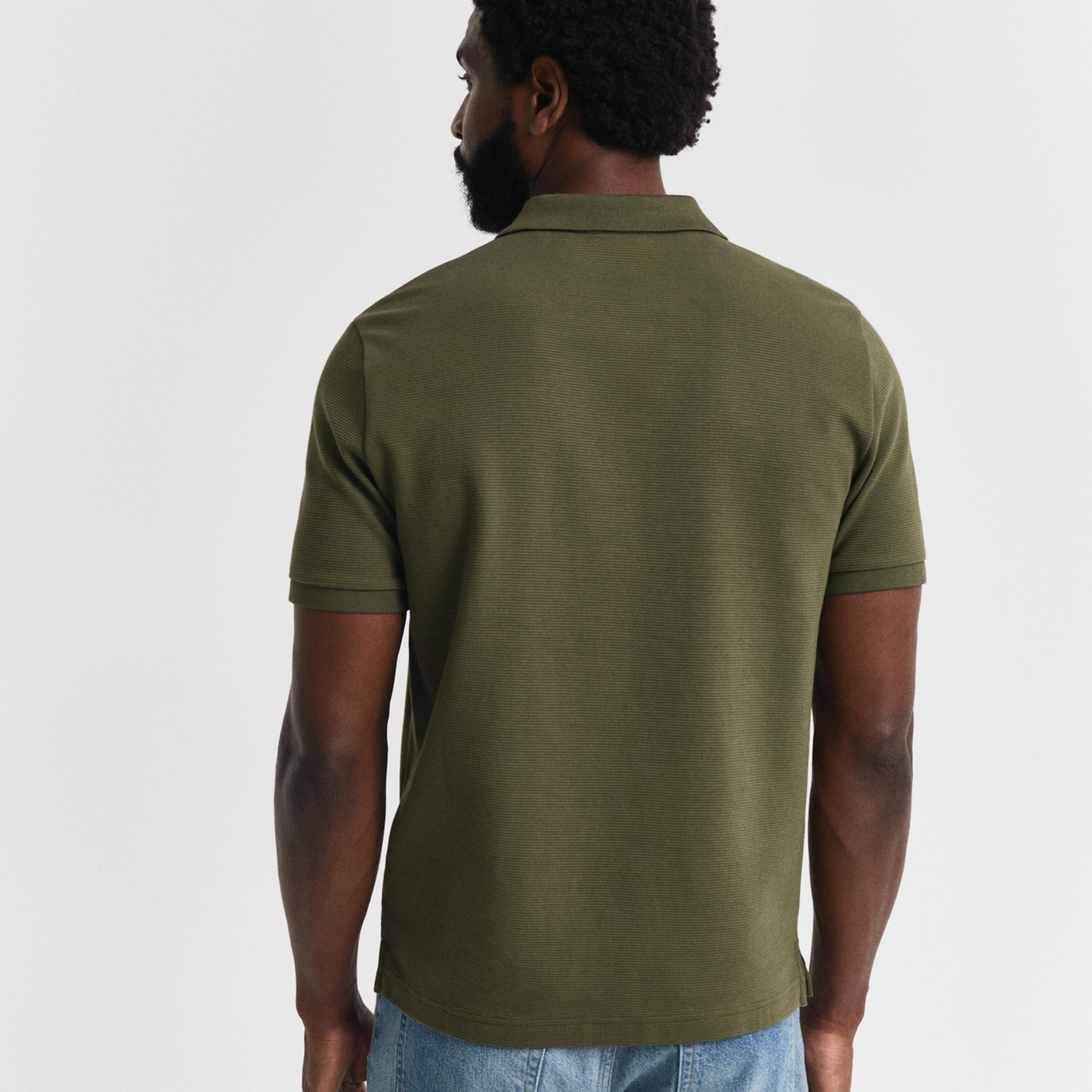 GANT Erkek Yeşil Regular Fit Polo