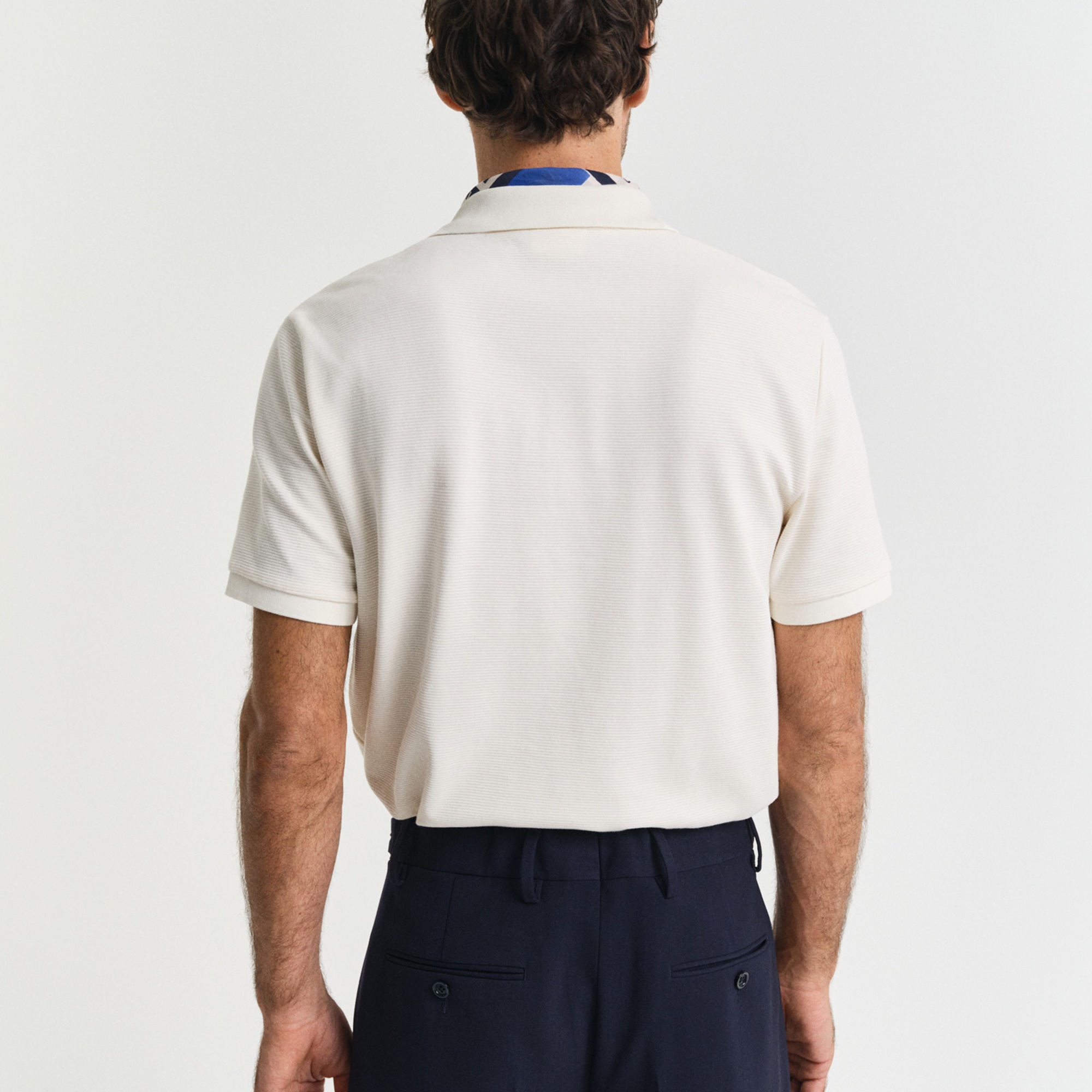 GANT Erkek Krem Regular Fit Düğmeli Yaka Polo T-Shirt