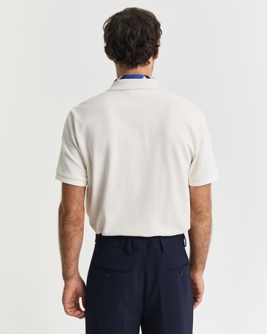  GANT Erkek Krem Regular Fit Polo