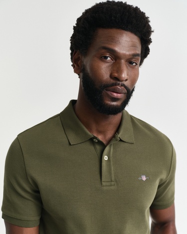  GANT Erkek Yeşil Regular Fit Polo