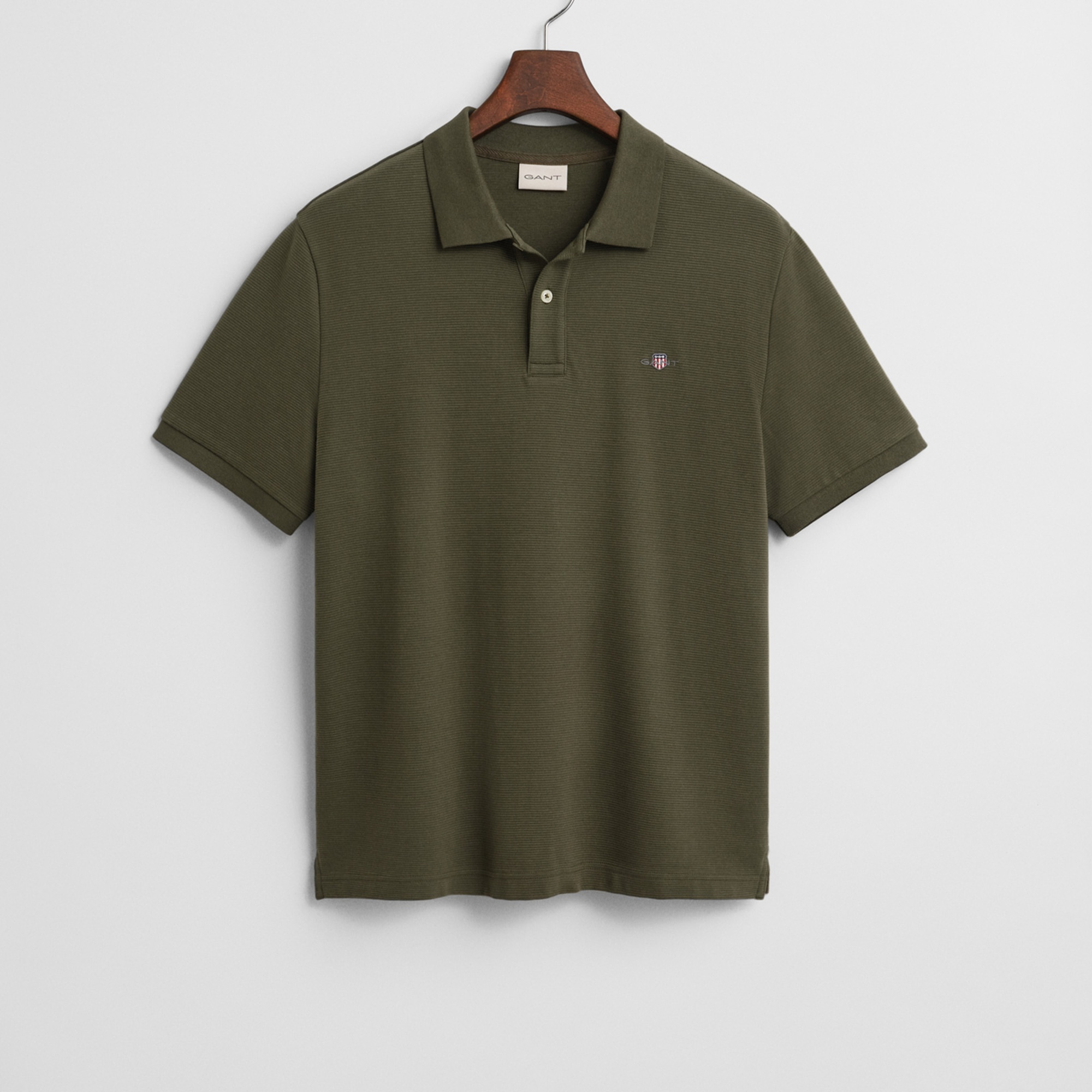 GANT Erkek Yeşil Regular Fit Polo