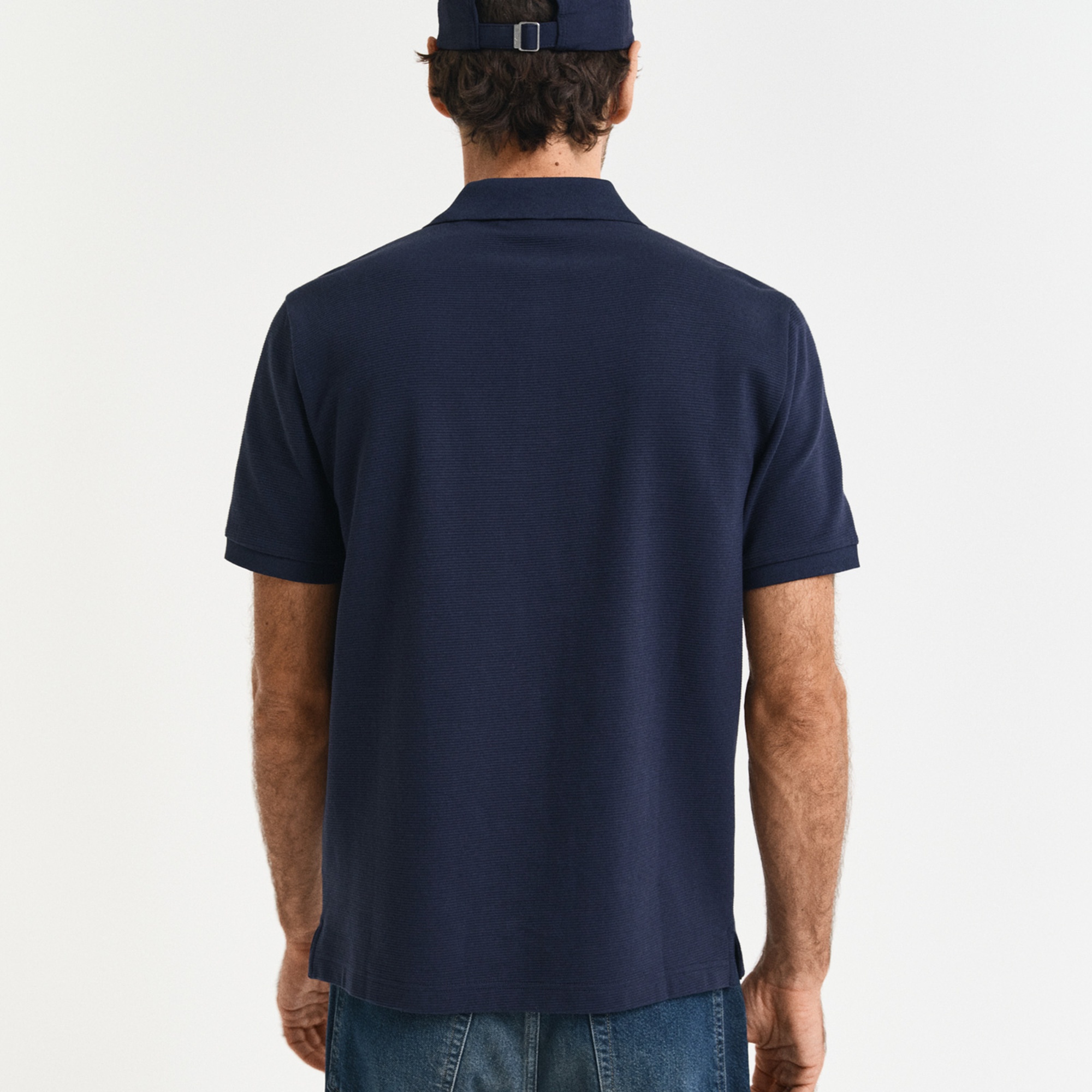 GANT Erkek Lacivert Regular Fit Polo