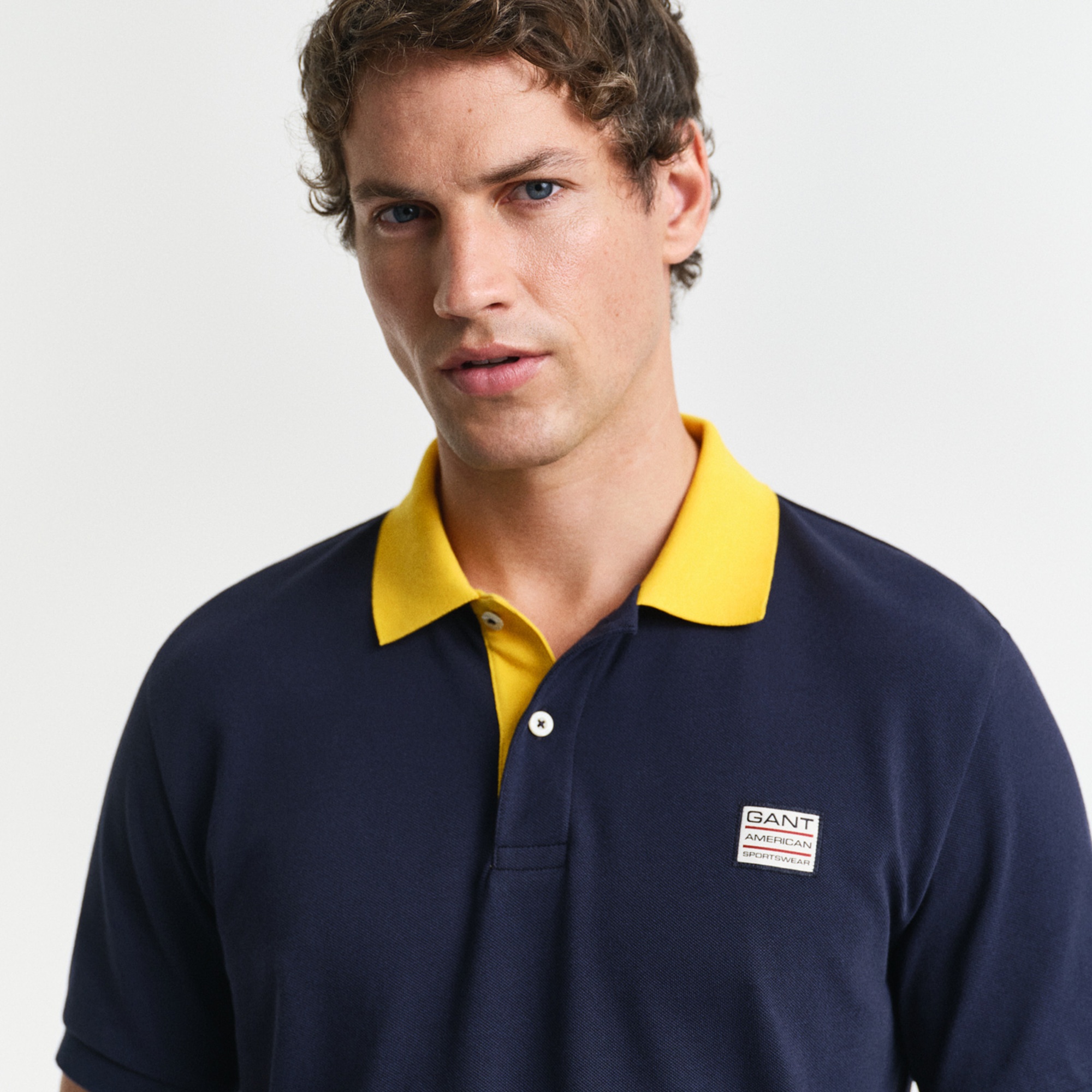 GANT Erkek Lacivert Regular Fit Polo