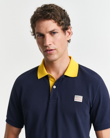  GANT Erkek Lacivert Regular Fit Polo