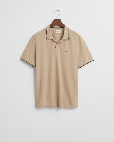 GANT Erkek Bej Regular Fit Polo