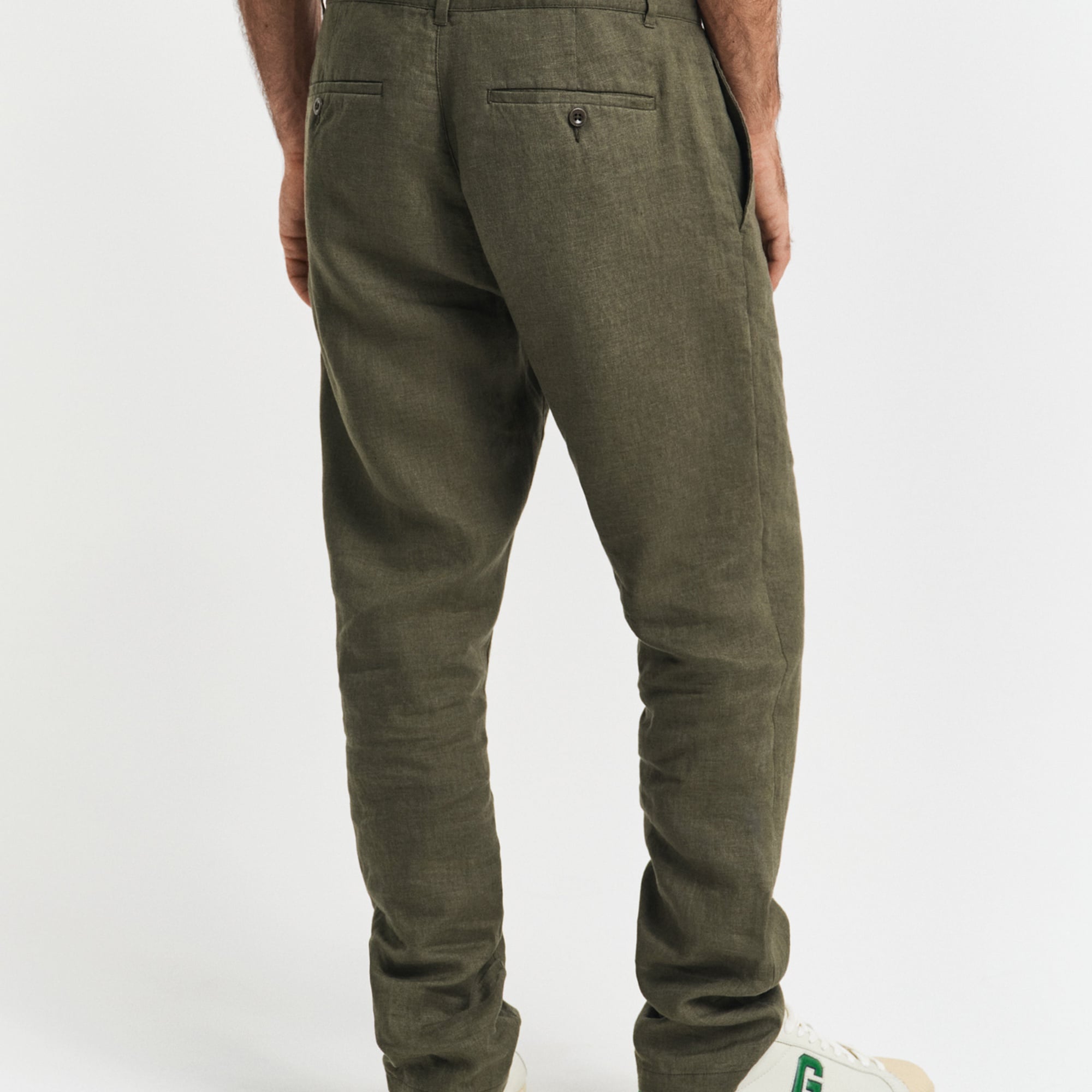 GANT Erkek Yeşil Relaxed Fit Pantolon