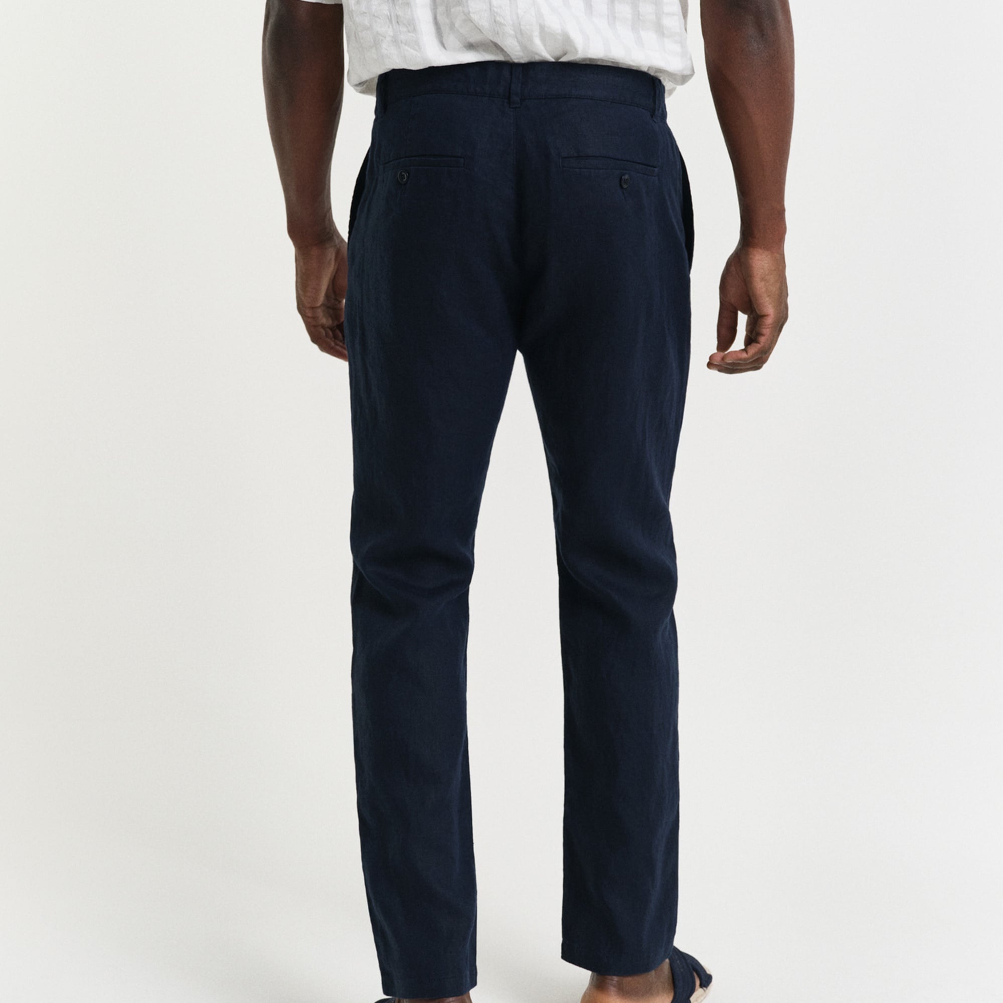 GANT Erkek Lacivert Relaxed Fit Pantolon
