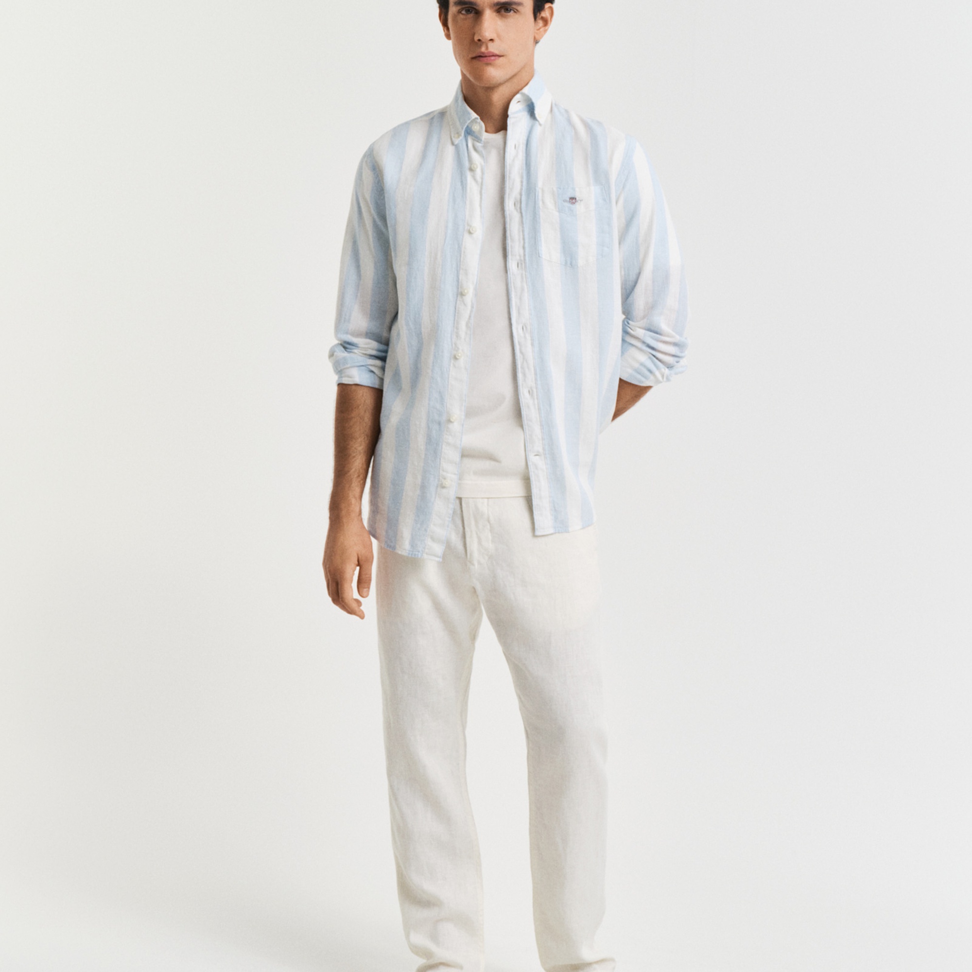 GANT Erkek Krem Relaxed Fit Pantolon