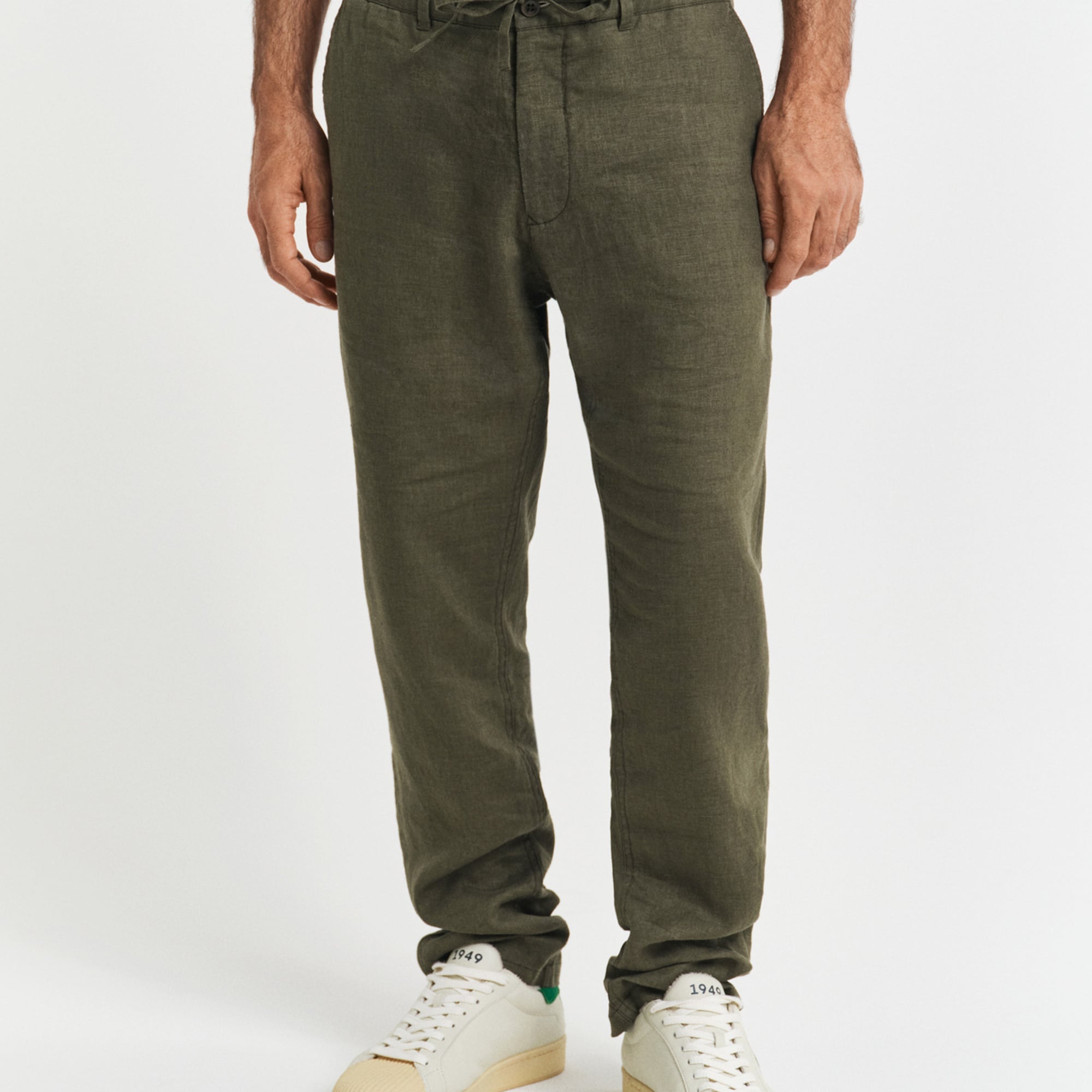 GANT Erkek Yeşil Relaxed Fit Pantolon