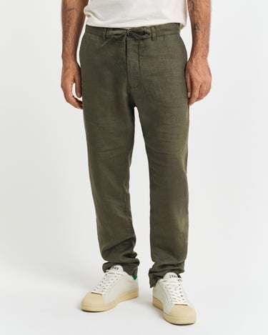  GANT Erkek Yeşil Relaxed Fit Pantolon