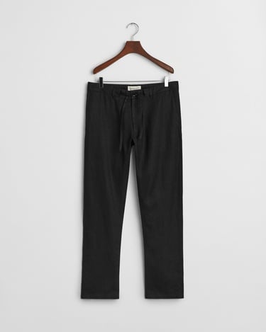  GANT Erkek Siyah Relaxed Fit Pantolon