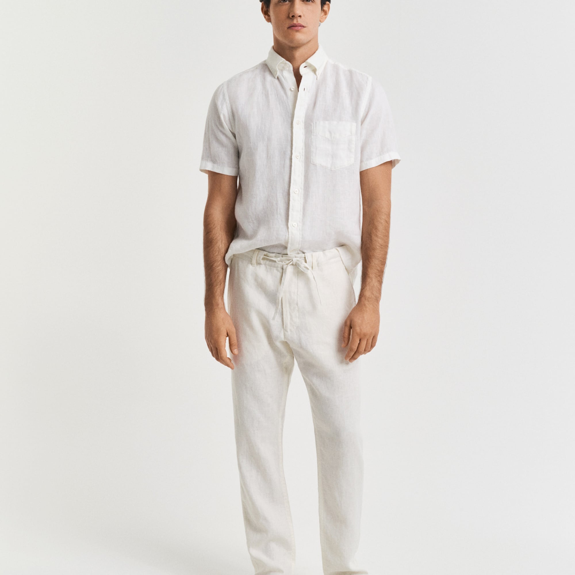 GANT Erkek Krem Relaxed Fit Pantolon