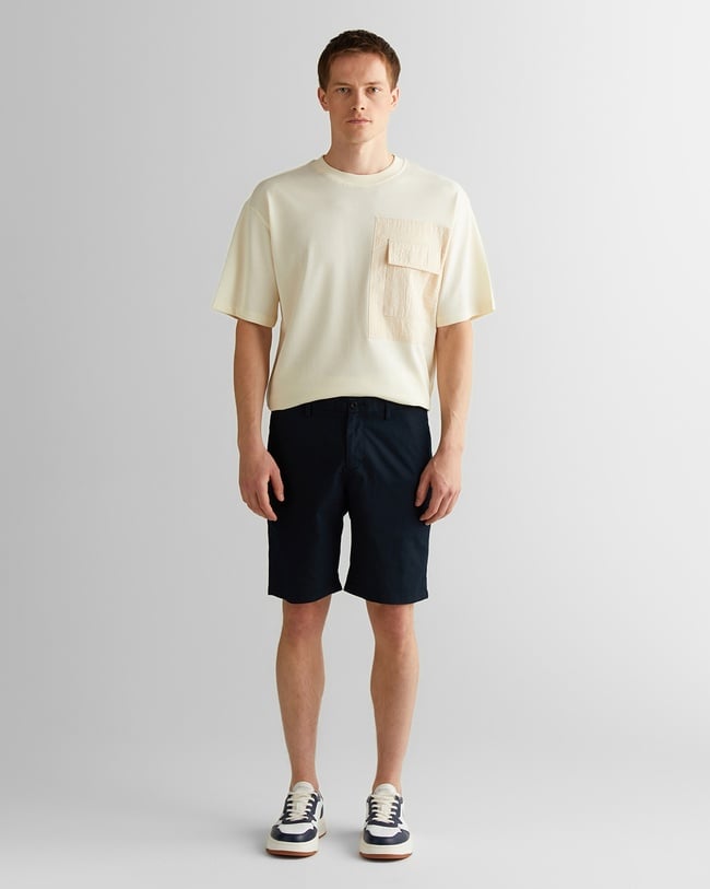  GANT Erkek Siyah Slim Fit Şort