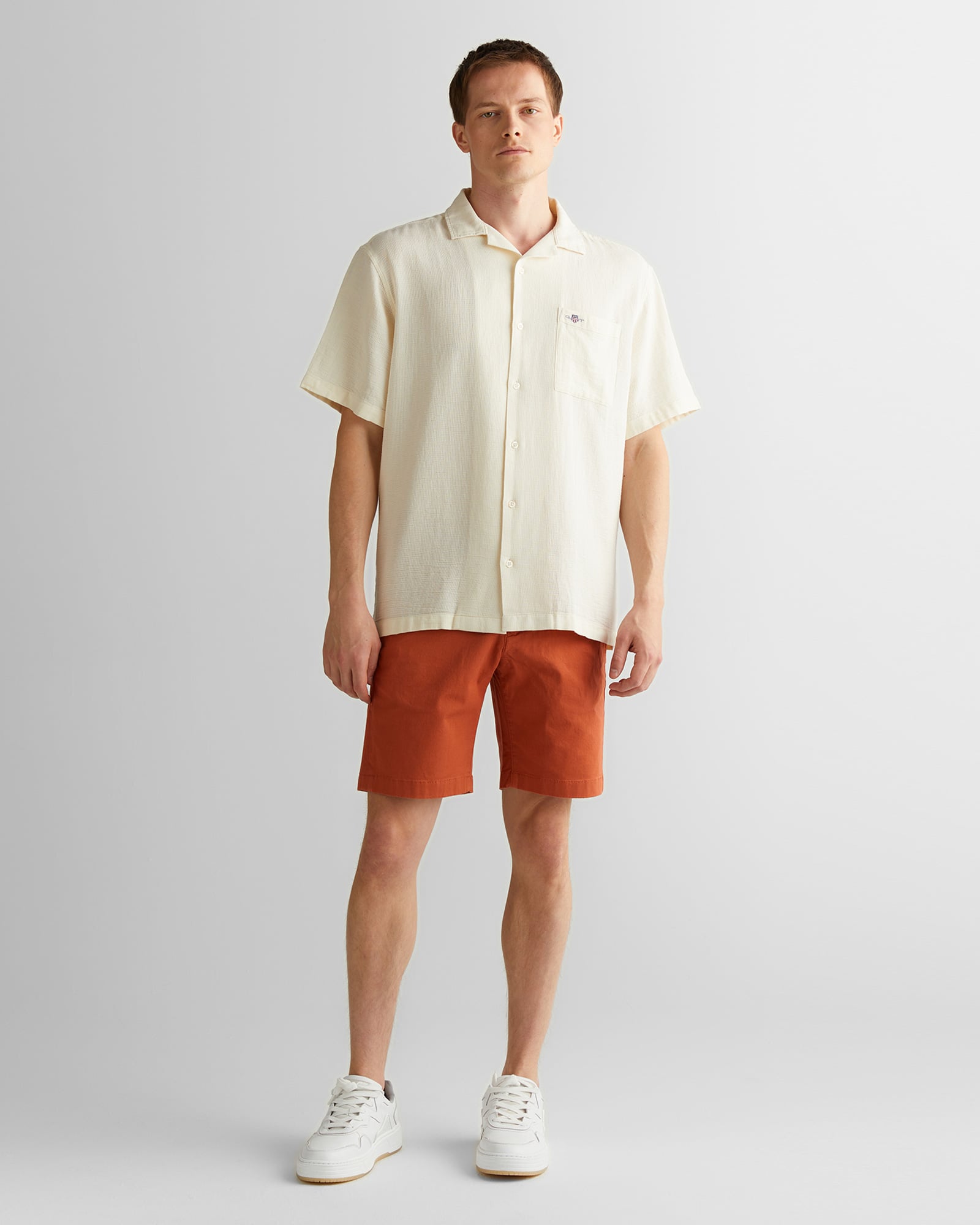  GANT Erkek Turuncu Slim Fit Şort